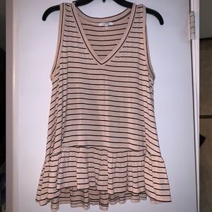 Striped tank top
